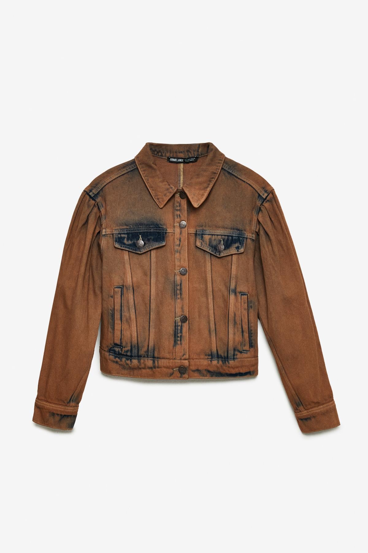 Marquesha Damen Cropped Jeansjacke