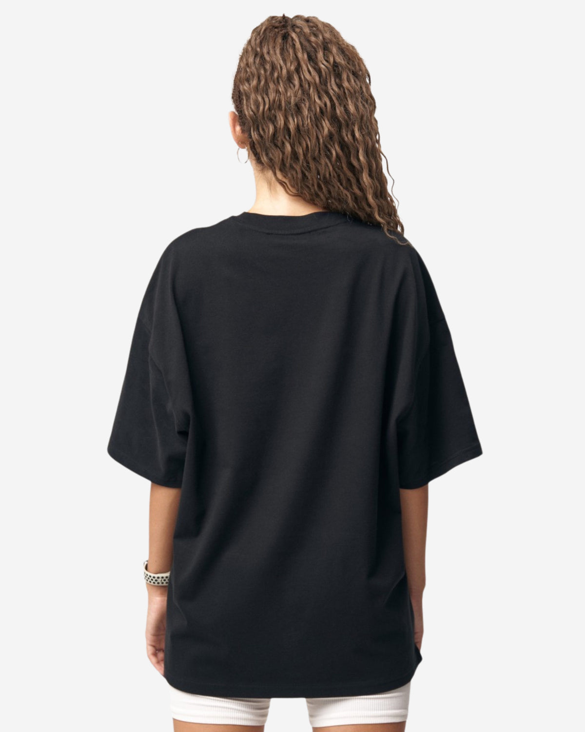 Martin Valen Groß Geprägtes Schwarzes Basic T-Shirt
