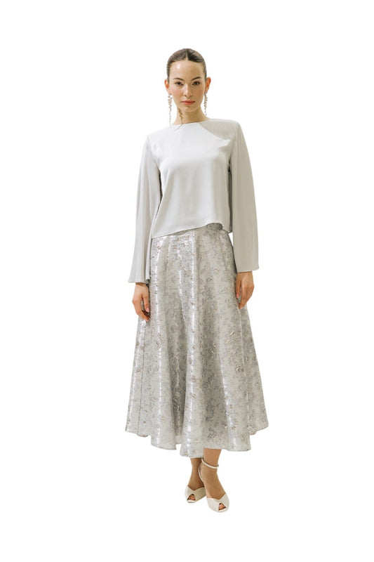 MARY ABENDKLEID JACQUARD-ROCK SCHWARZ