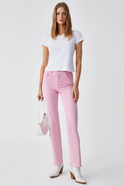 MASROUTI Damen Slim V-Ausschnitt Tee