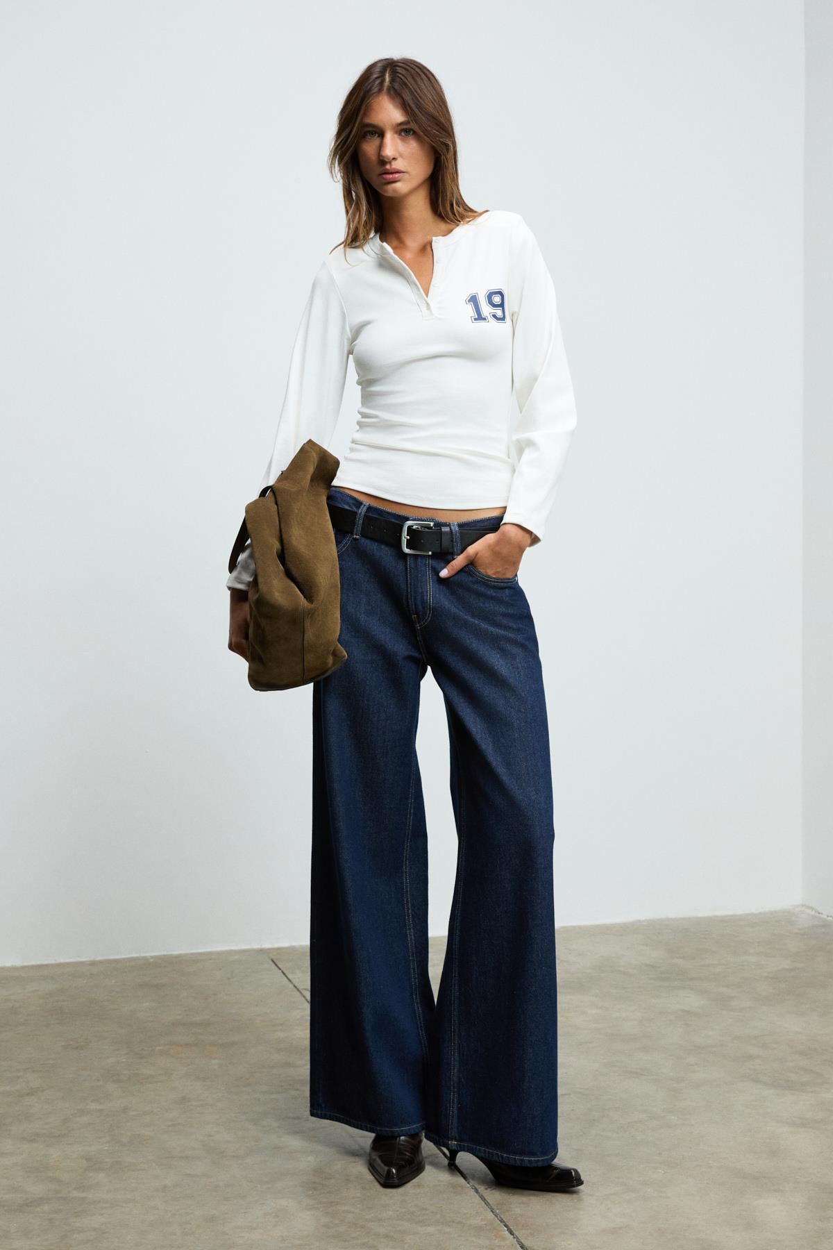 MATRUSH Damen Stretch-Bluse, langarm