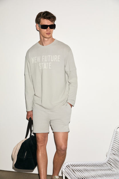 Maxim Herren Bedruckte Baumwollshorts