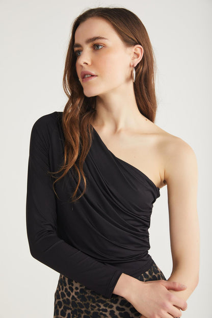 MAYA Damen Bluse mit Drapierung
