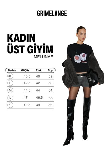 MELUNAE Damen Print-Shirt