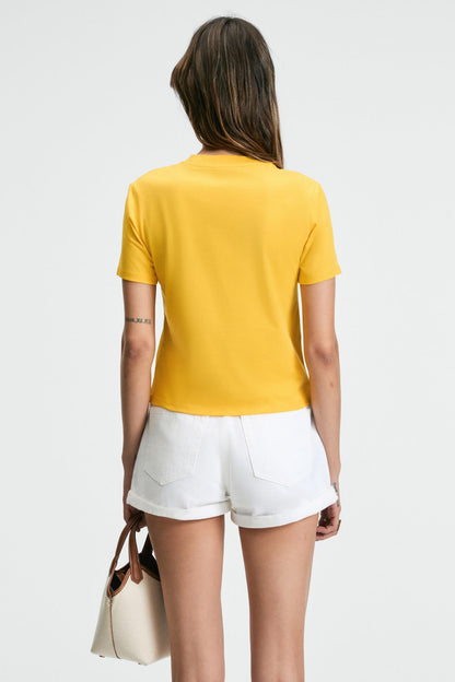 MELVESSA Damen Baumwoll-T-Shirt