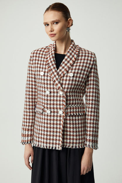 MERAN Damen Tweed-Jacke