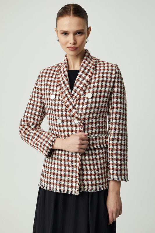 MERAN Damen Tweed-Jacke