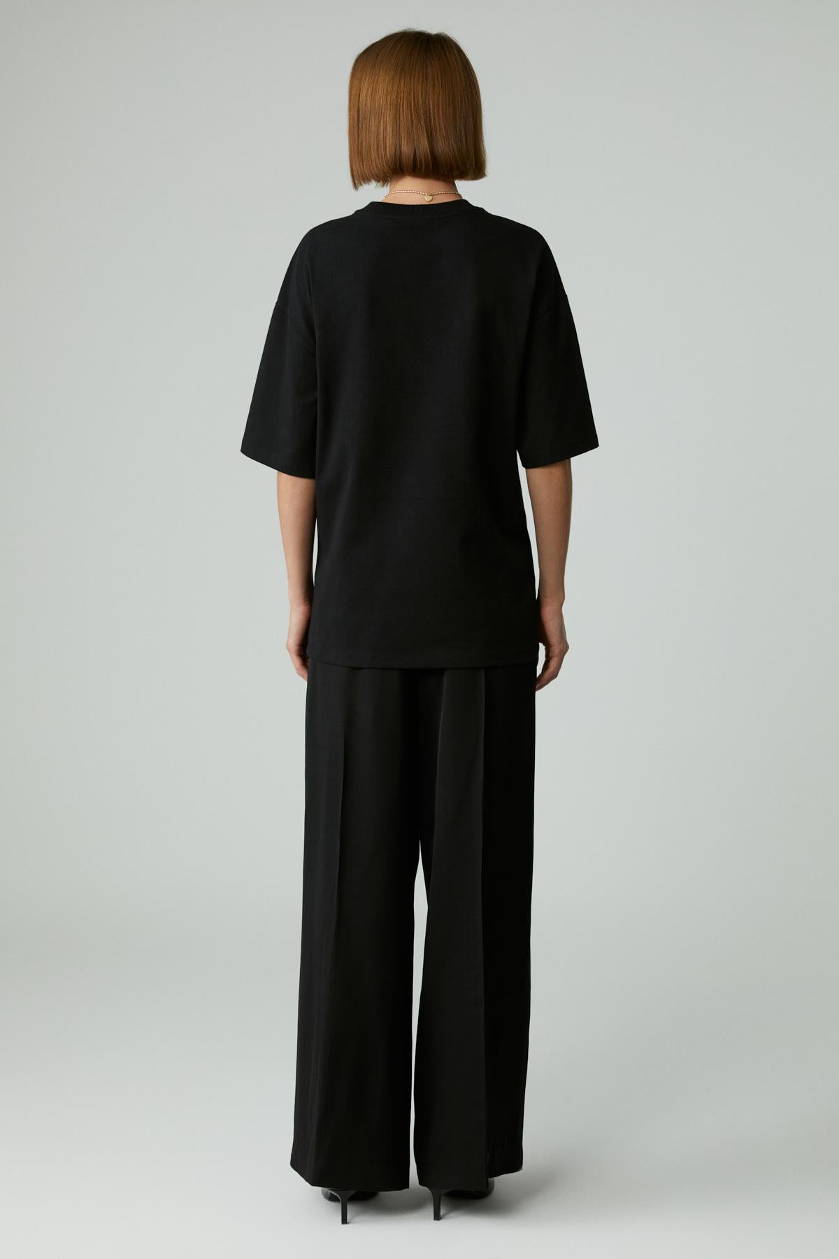 MERCEDITAS Damen Rundhals-Shirt
