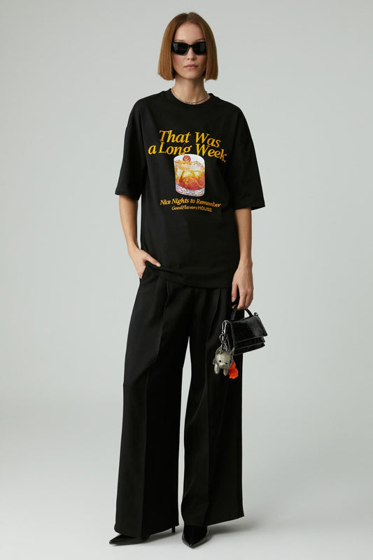 MERCEDITAS Damen Rundhals-Shirt