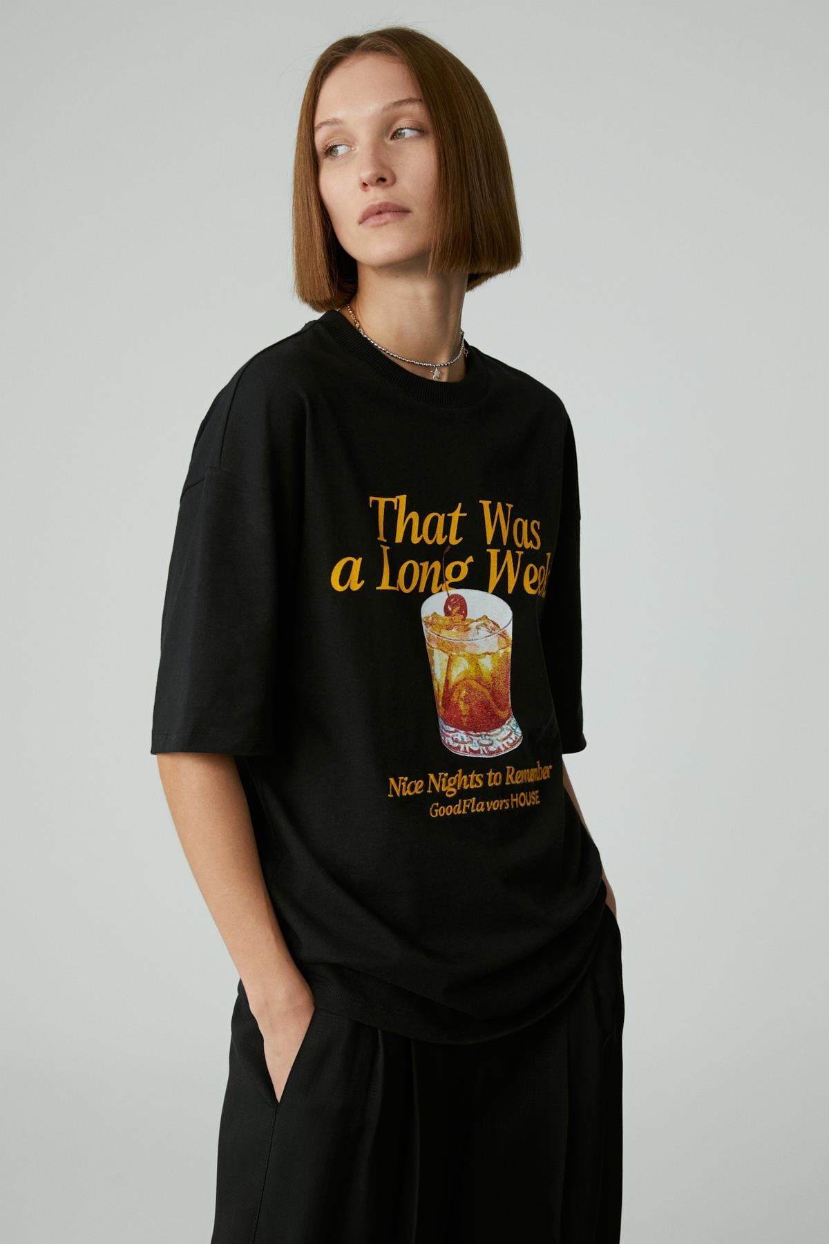 MERCEDITAS Damen Rundhals-Shirt