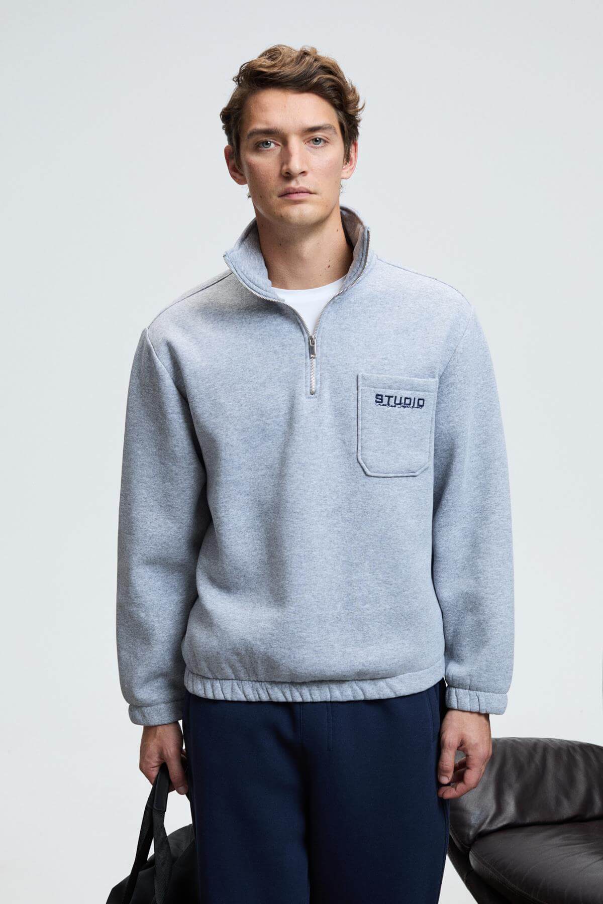 Merrick Herren Zip-Sweatshirt