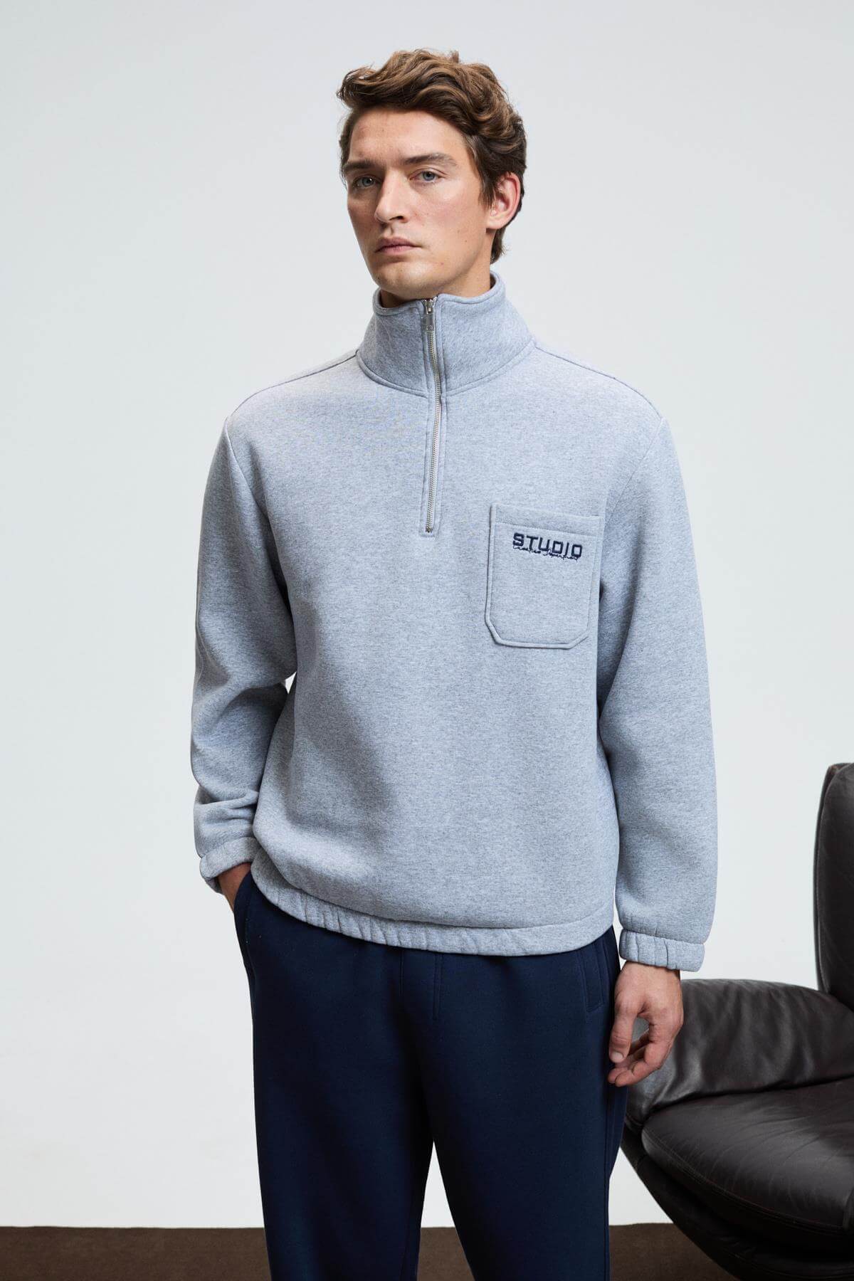 Merrick Herren Zip-Sweatshirt
