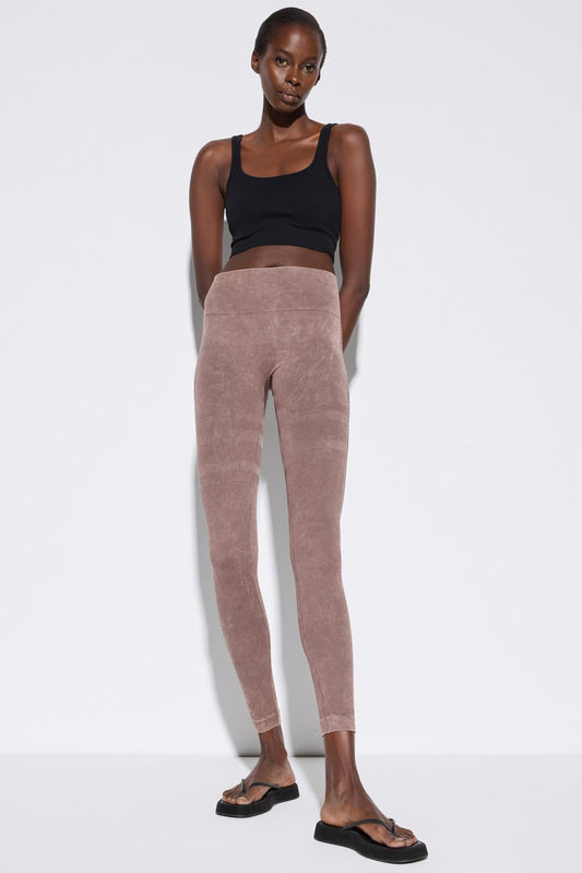 Nahtlose Leggings mit hohem Bund