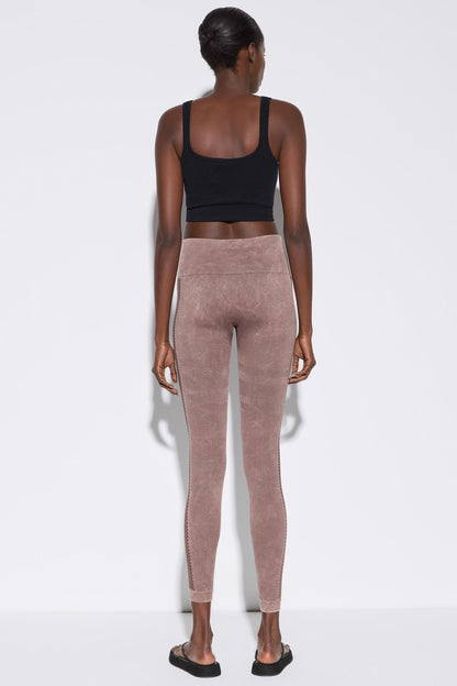 Nahtlose Leggings mit hohem Bund