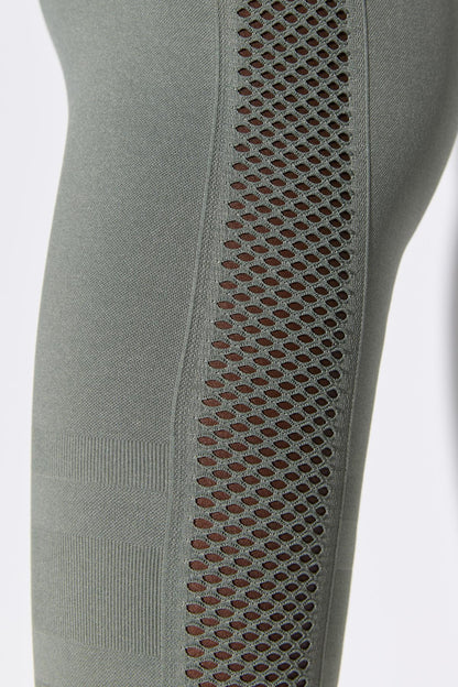 Nahtlose Leggings mit hohem Bund