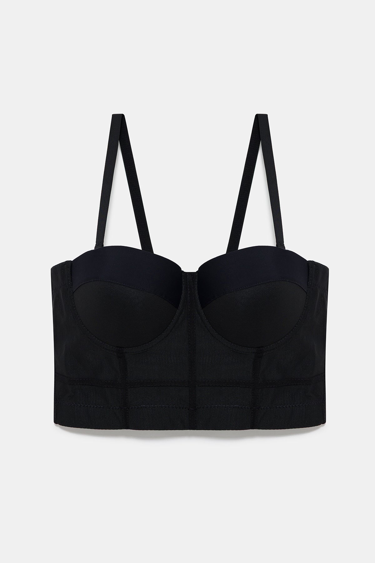 Bustier mit Herzausschnitt und Trägern