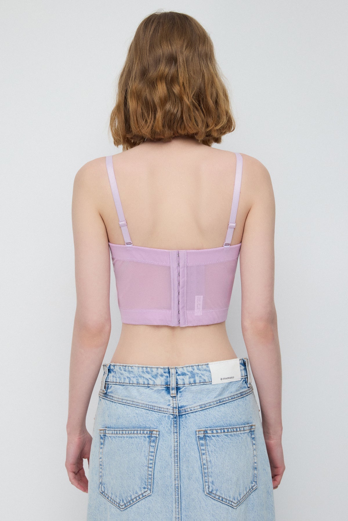 Bustier mit dünnen Trägern