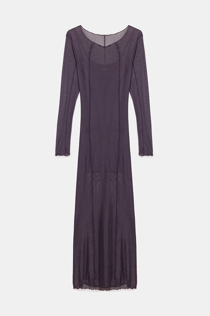 Langes Tüllkleid