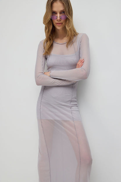 Langes Tüllkleid