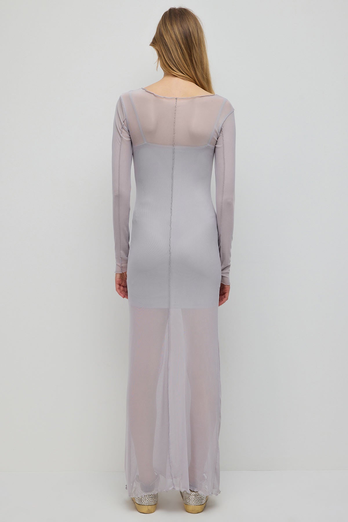 Langes Tüllkleid