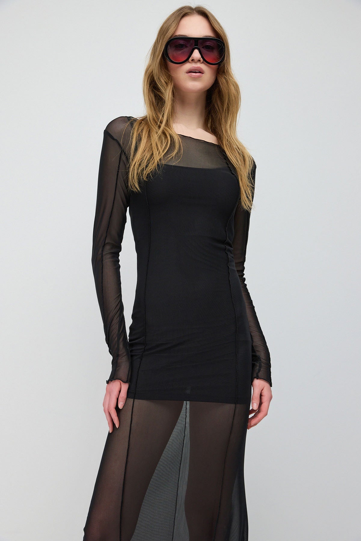 Langes Tüllkleid