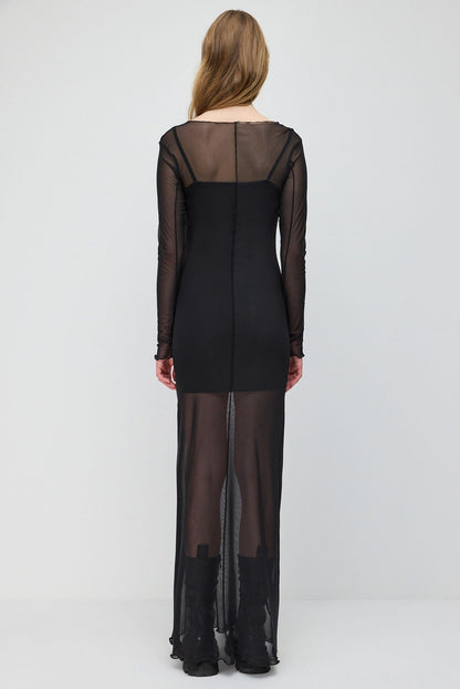 Langes Tüllkleid