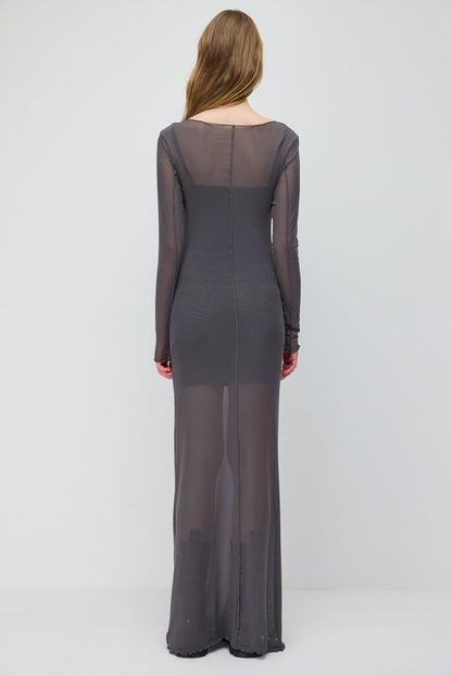 Langes Tüllkleid