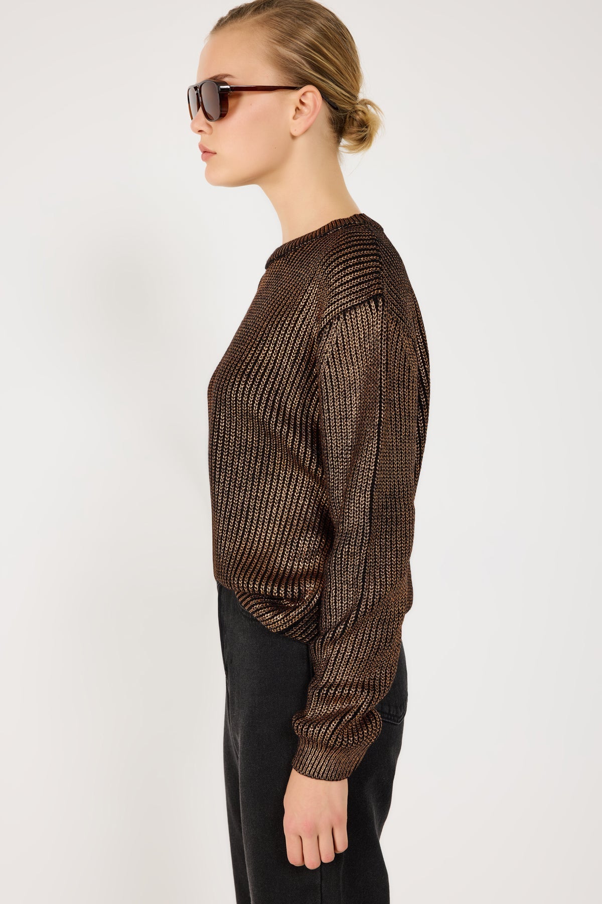 Strickpullover in lockerer Passform