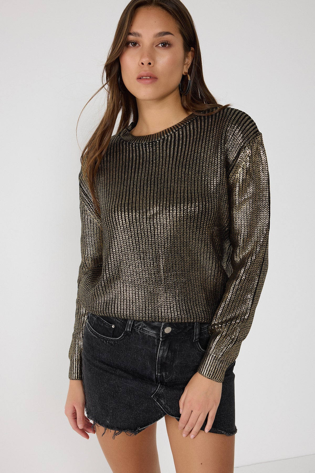 Strickpullover in lockerer Passform