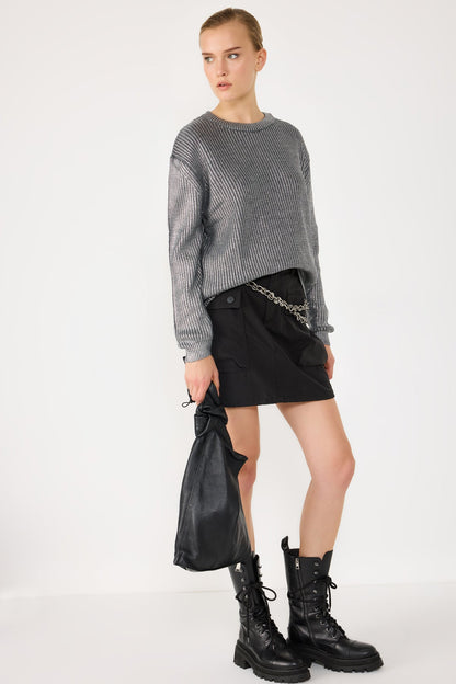 Strickpullover in lockerer Passform