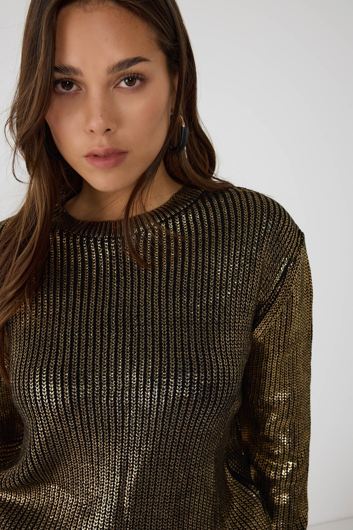 Strickpullover in lockerer Passform