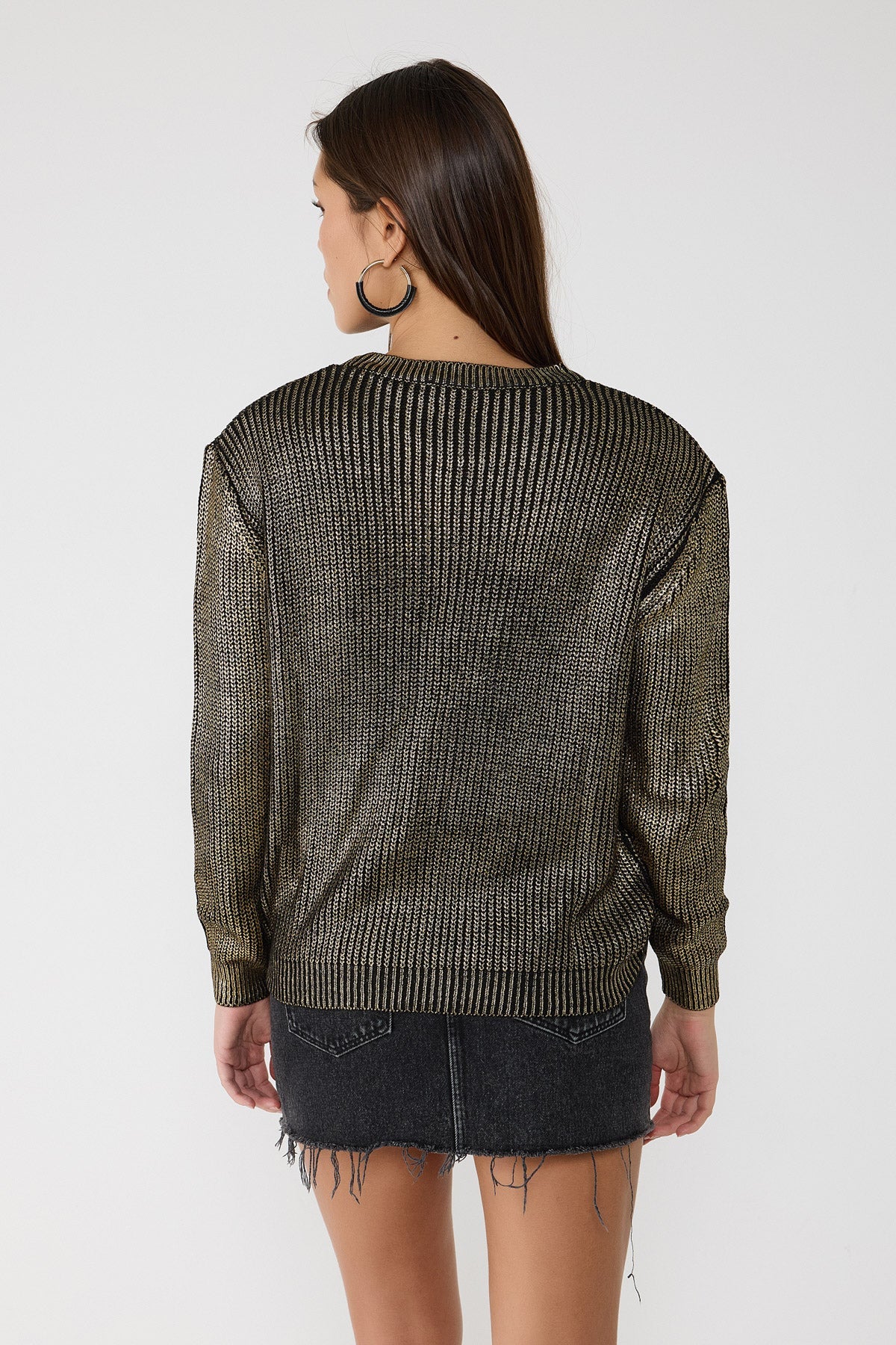 Strickpullover in lockerer Passform