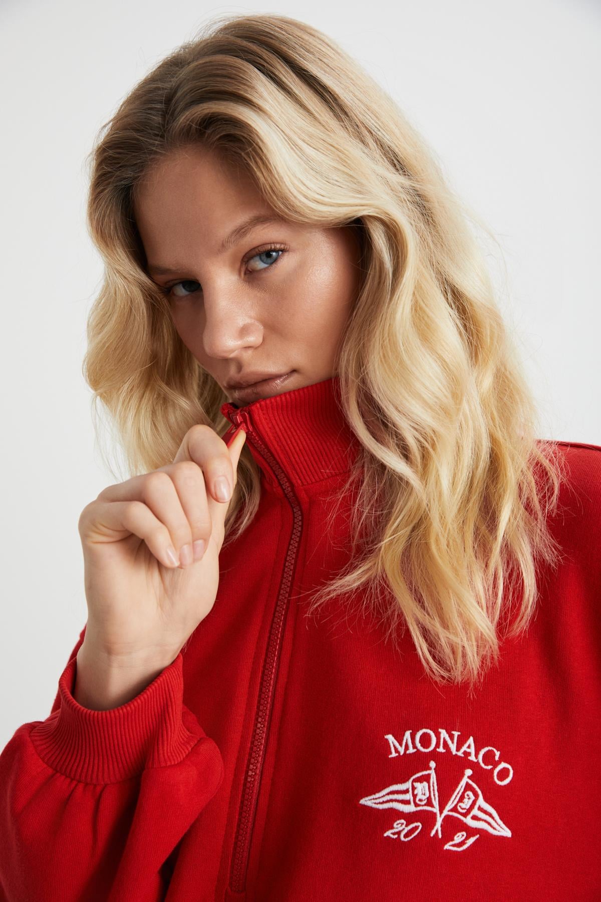 ETHIQUET MEYBELINA Damen Bio-Sweatshirt Rot