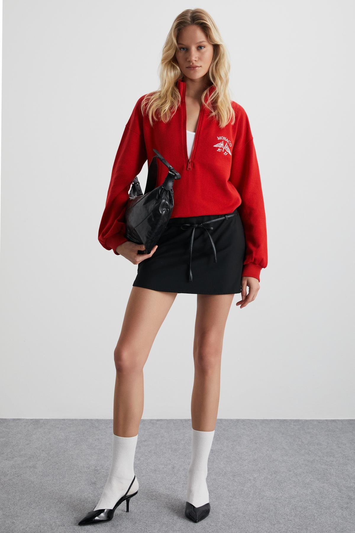 ETHIQUET MEYBELINA Damen Bio-Sweatshirt Rot