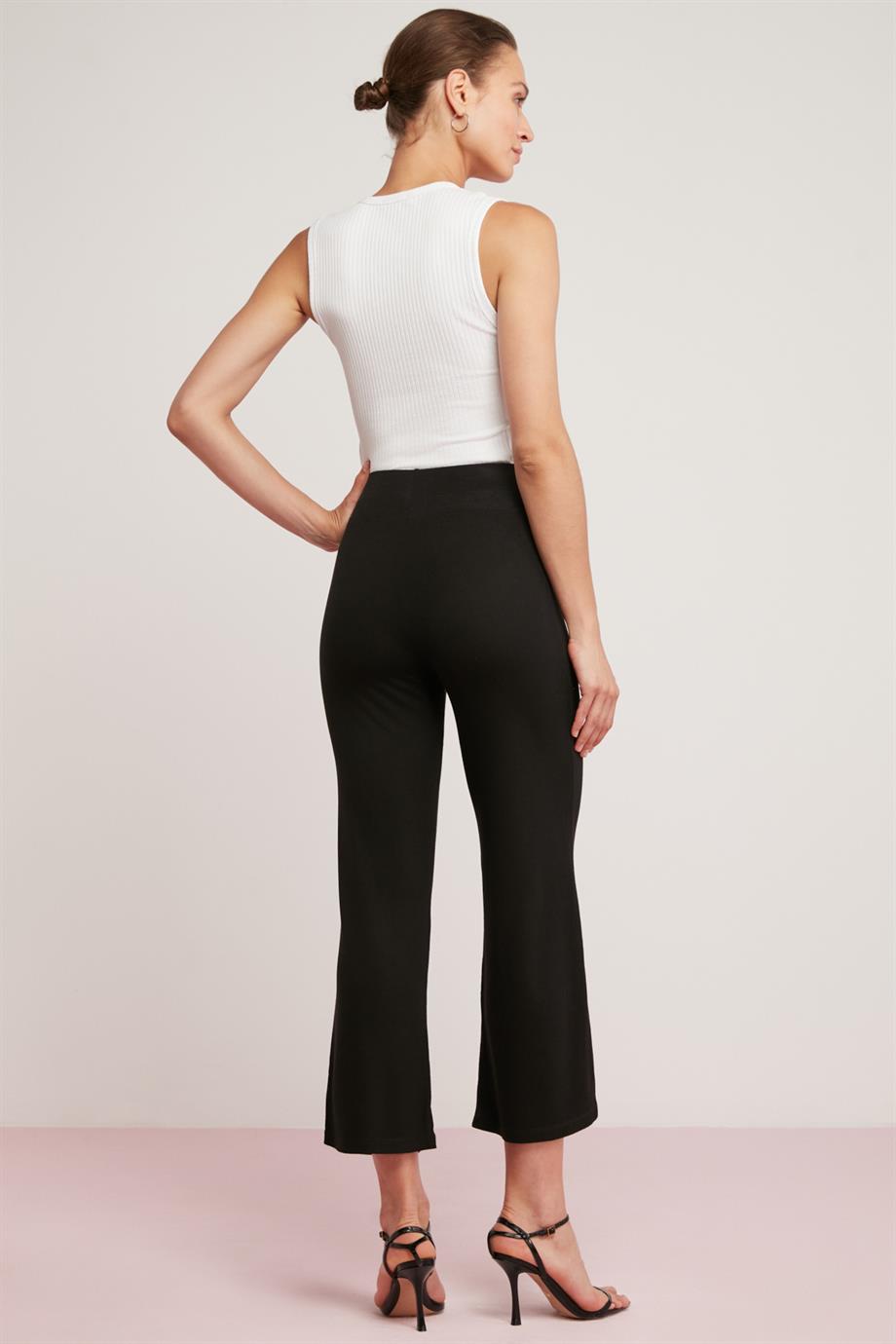 ETHIQUET MICHELLE Relaxed Strickhose Schwarz