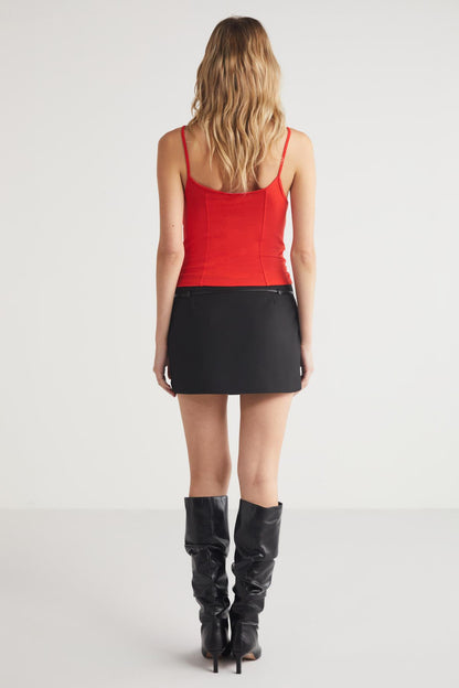 Mıkela Damen Viskose Crop Top
