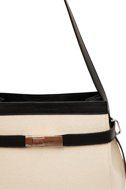MILO Damen Schultertasche aus Canvas