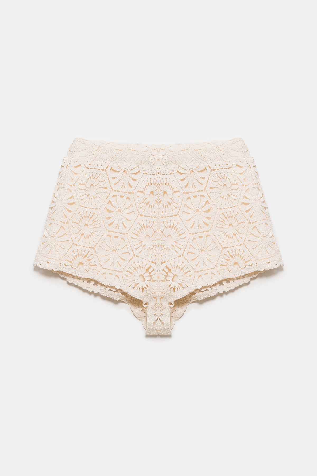 Mini-Shorts aus Spitze