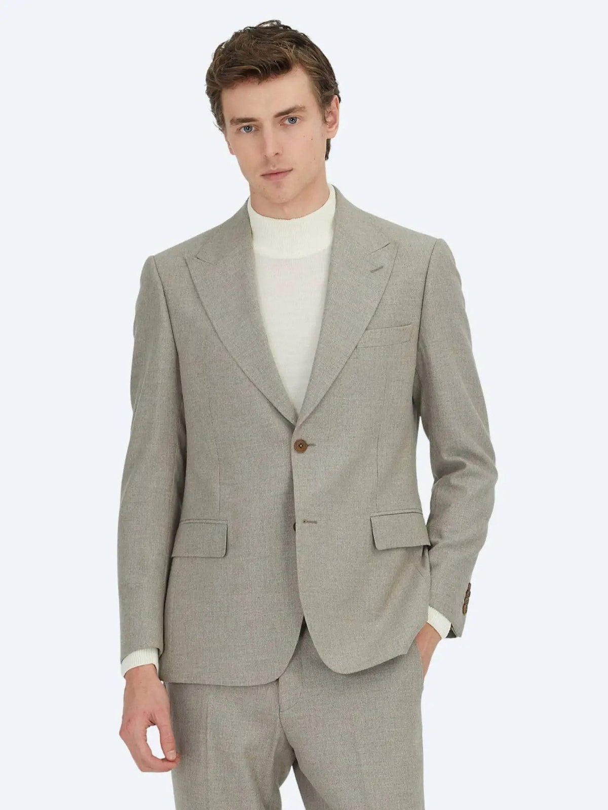 Edel Micro Modern Fit Wollanzug