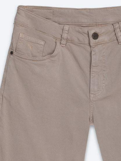 Edel Gewebte Sportliche Baumwollhose