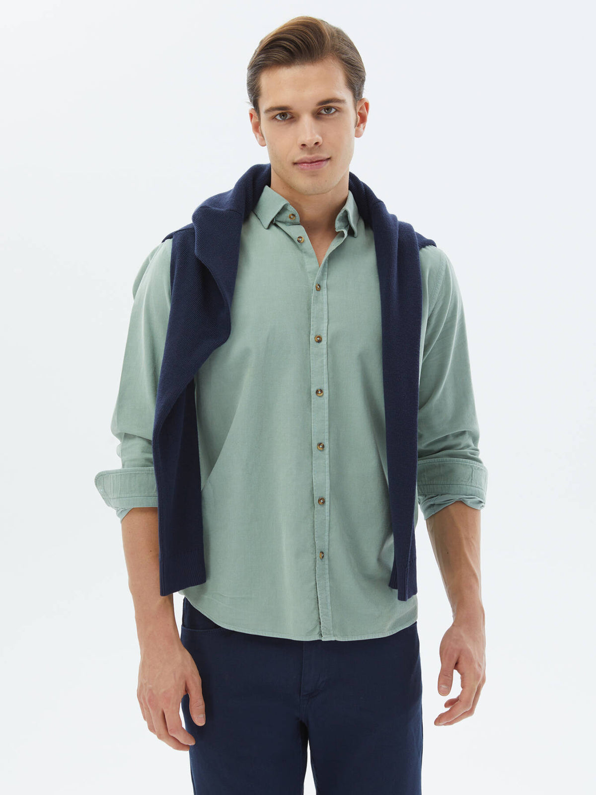 Korduroy Regular Fit Woven Casual Shirt