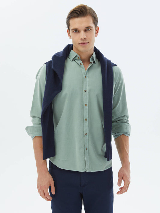 Korduroy Regular Fit Woven Casual Shirt