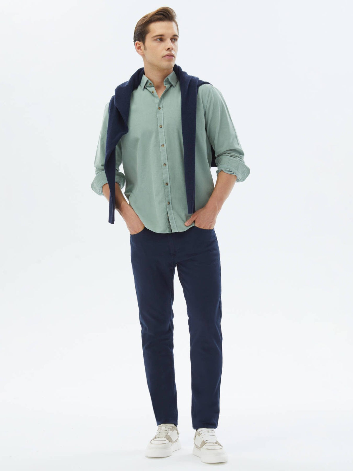 Korduroy Regular Fit Woven Casual Shirt