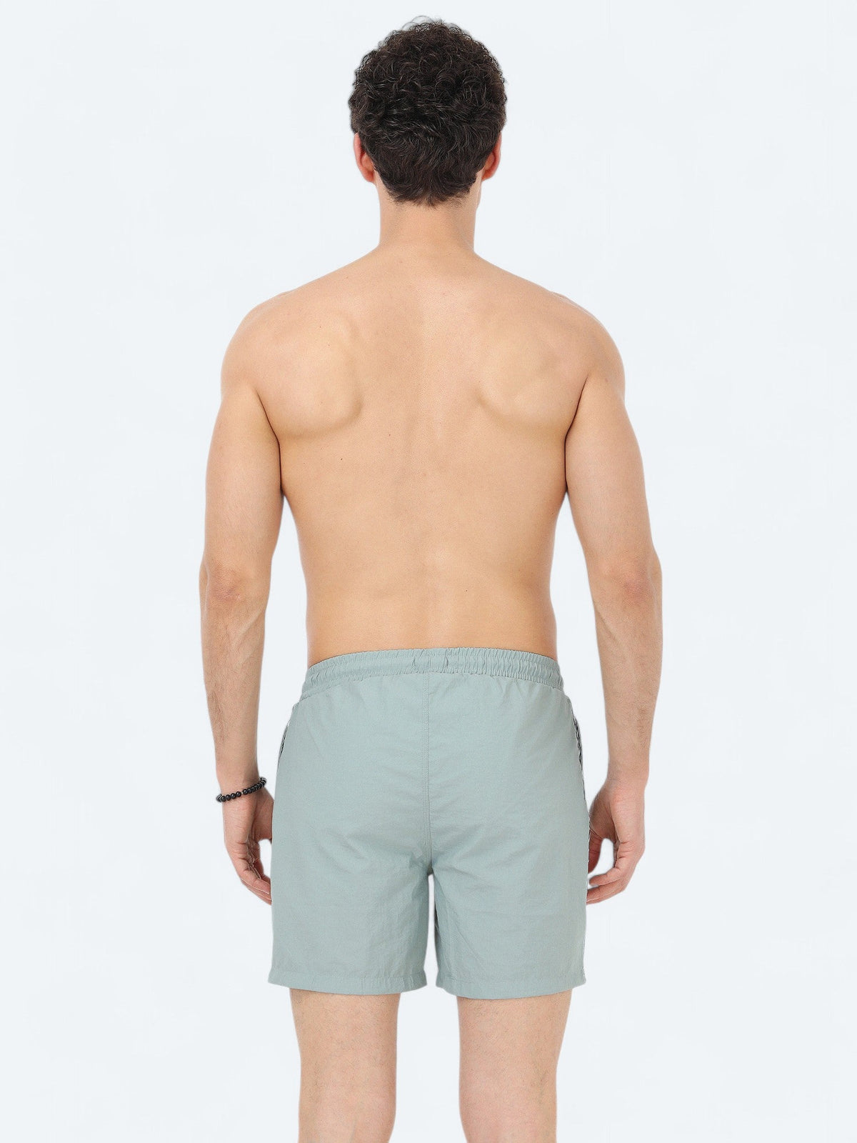 KİP Gemusterte Shorts Nane yeşili