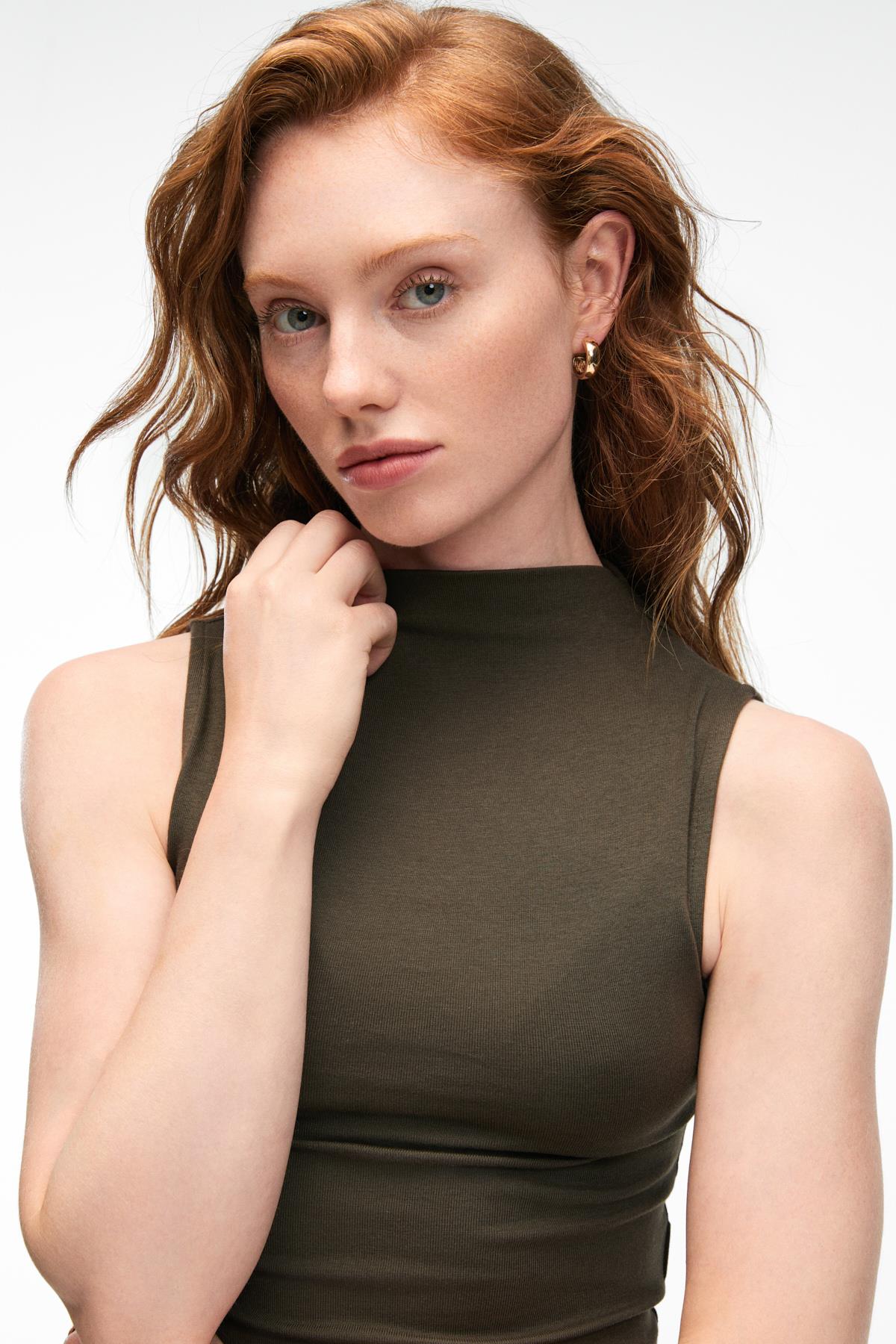 MIRUVA Damen Neckholder-Bluse