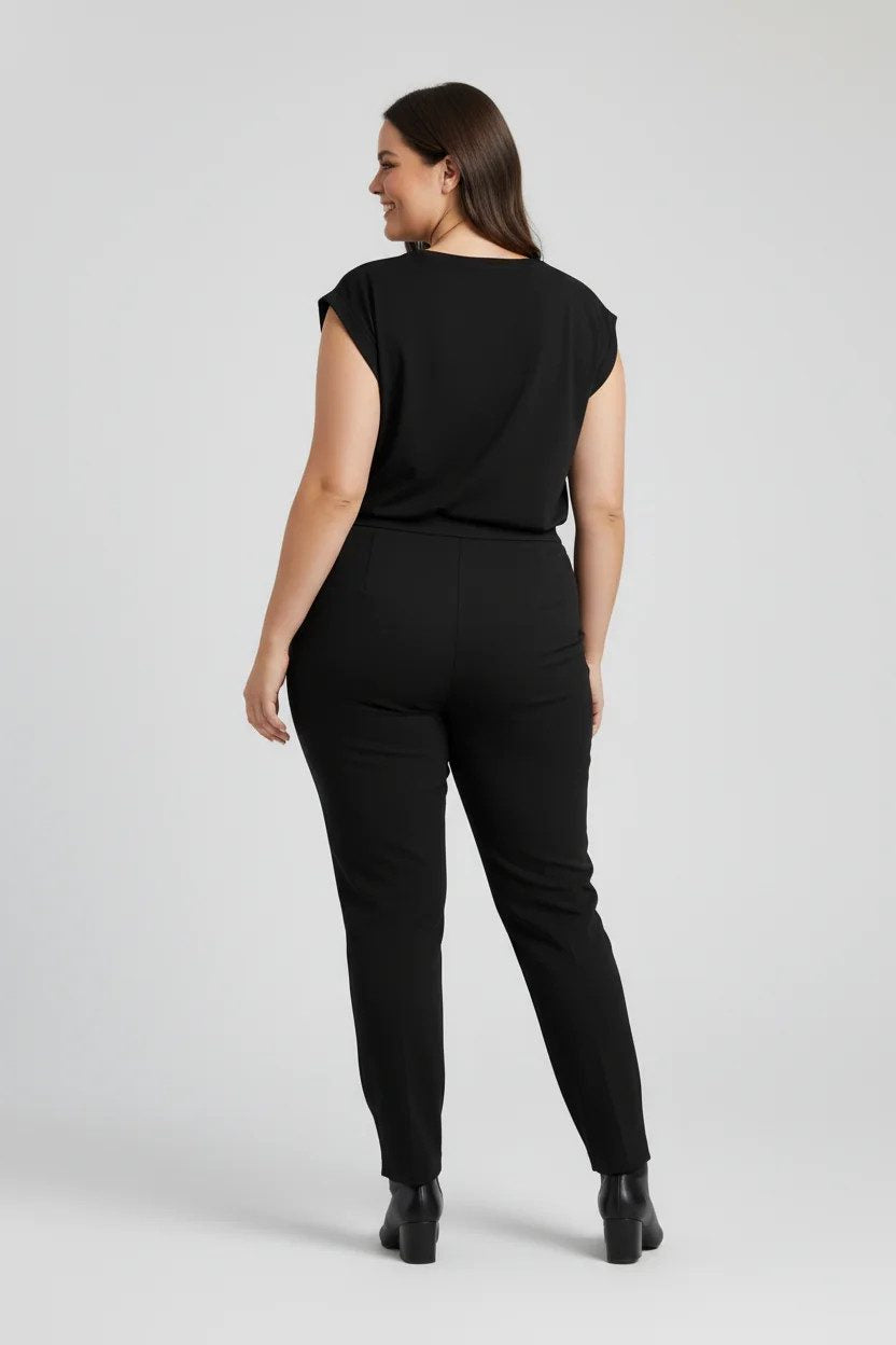 Ärmellose Jerseybluse