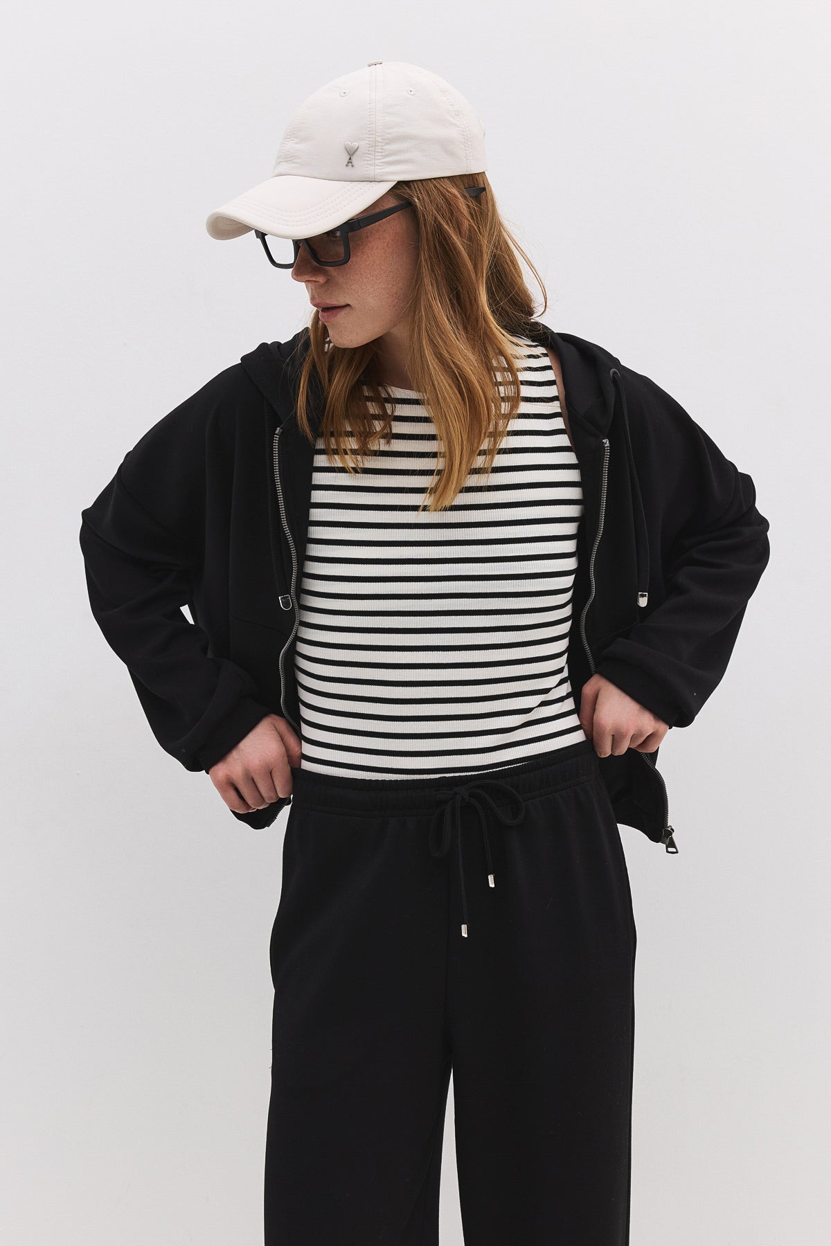 Kapuzenpullover mit Reißverschluss