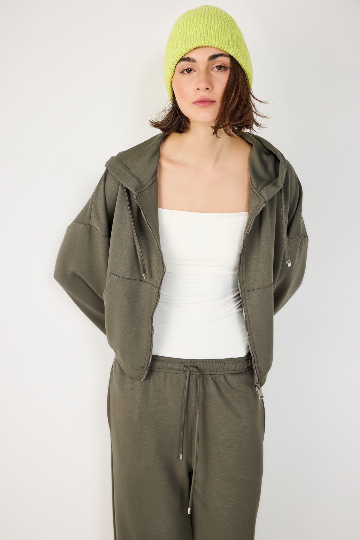 Kapuzenpullover mit Reißverschluss