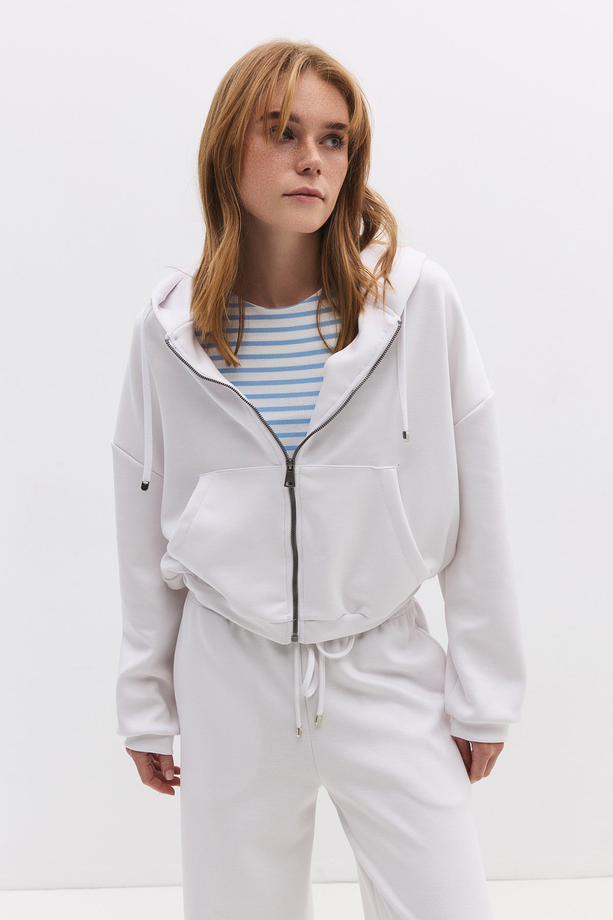 Kapuzenpullover mit Reißverschluss