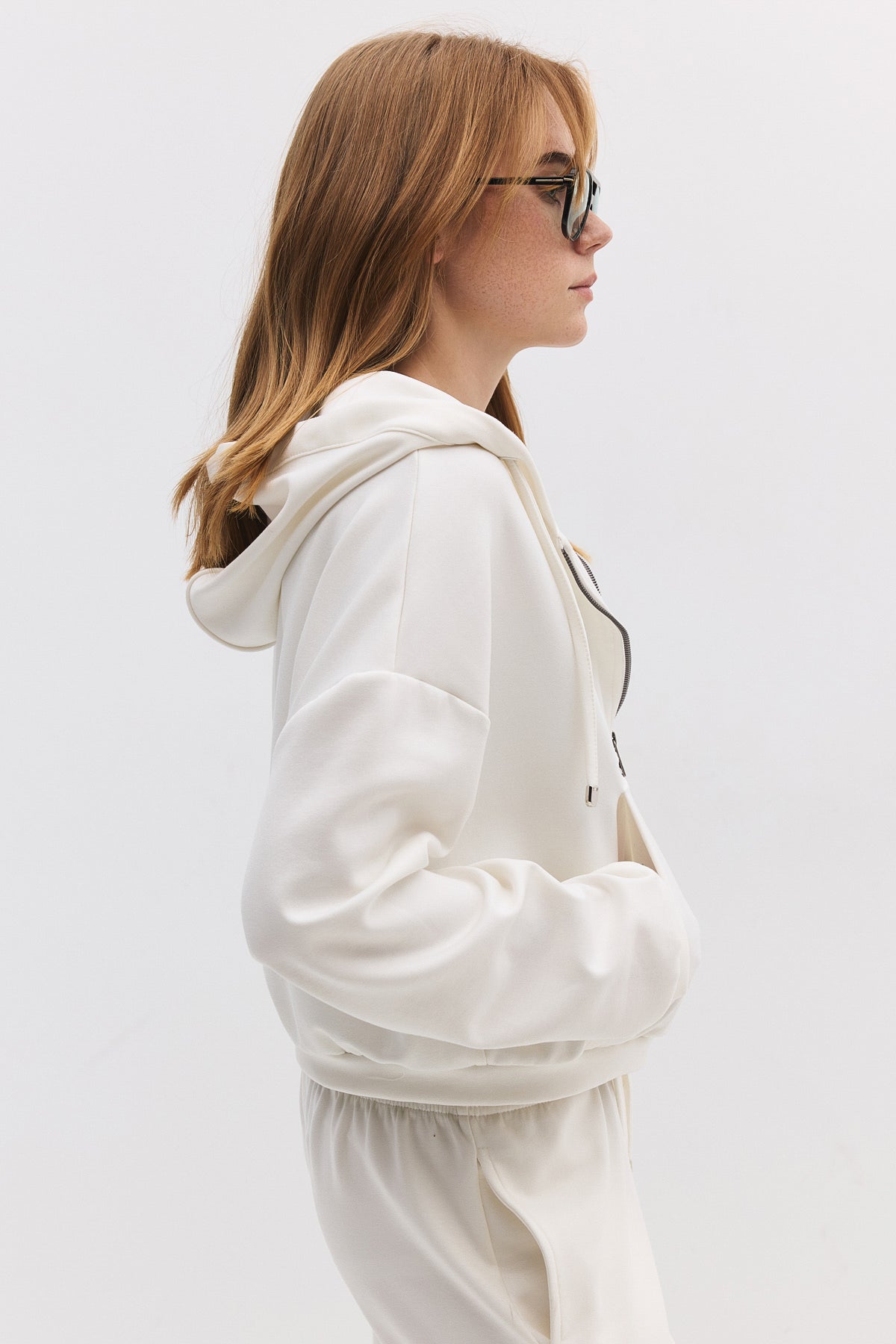 Kapuzenpullover mit Reißverschluss